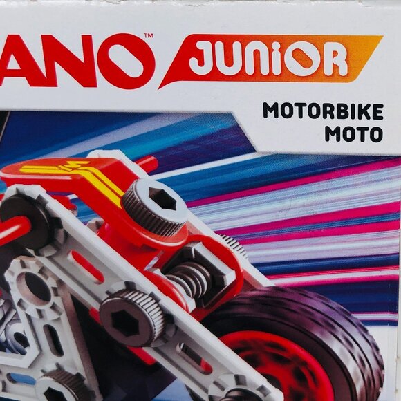 MECCANO Junior Motorbike STEAM building kit  For Age 5+  New Sealed - Picture 8 of 9
